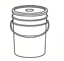Polyethylene plastic drums